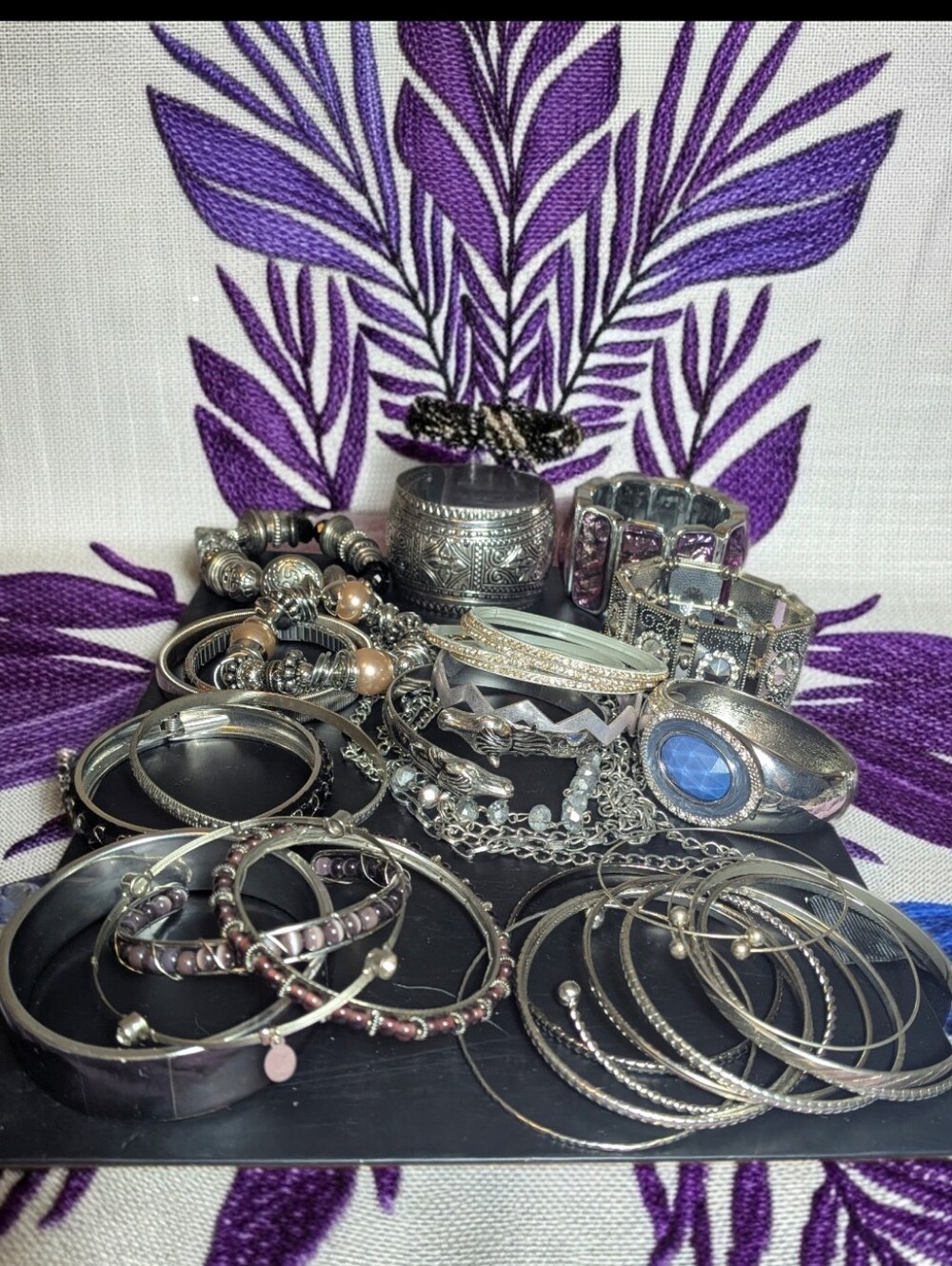 ✨ Ultimate Bohemian Silver Statement Bracelet Lot ✨